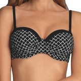 Maillots de bain Rosa Faia Cassie noir/blanc haut de bikini préformé
