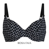 Maillots de bain Rosa Faia Rubina noir/blanc soutien-gorge bikini corbeille