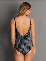 Plage de Rosa Faia Marinet noir/blanc maillot de bain