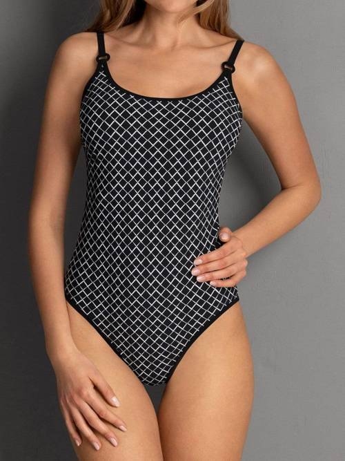 Plage de Rosa Faia Marinet noir/blanc maillot de bain