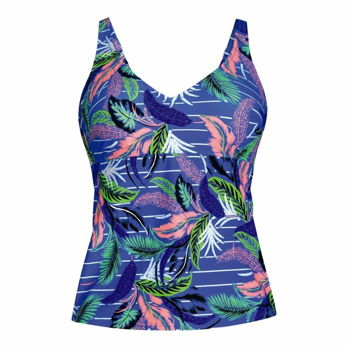 Plage de Rosa Faia Noemi bleu/print tankini top