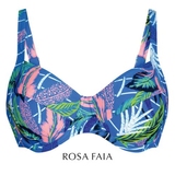 Maillots de bain Rosa Faia Sibel bleu/print soutien-gorge bikini corbeille