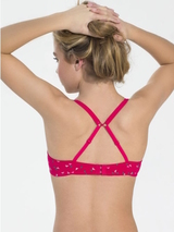 Seins et culottes bouffantes Lilly fuchsia soutien-gorge pour fille