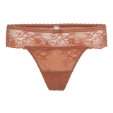 LingaDore Quotidien Basic cuir brun culotte string