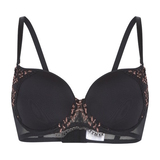 LingaDore In love with embroidery noir/cuivre soutien-gorge rembourré
