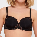 LingaDore In love with embroidery noir/cuivre soutien-gorge rembourré