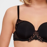 LingaDore In love with embroidery noir/cuivre soutien-gorge rembourré