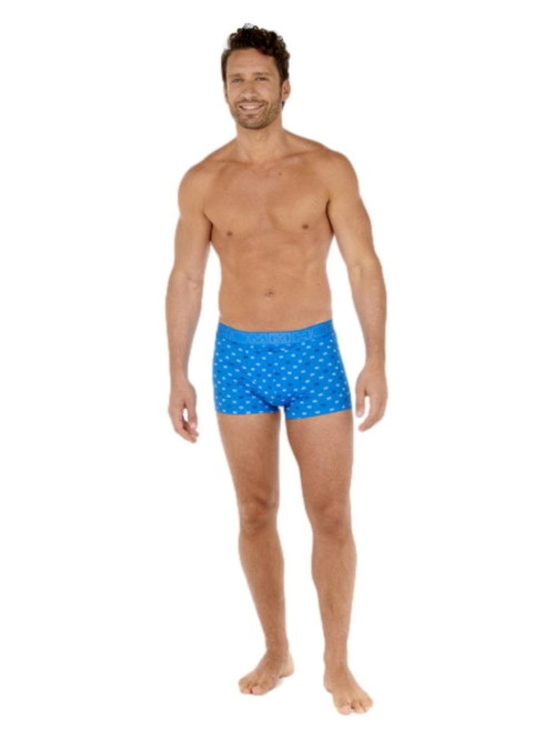 HOM Vauban bleu/print boxer