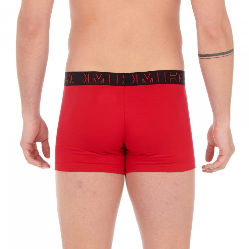 HOM Boxerlines noir/rouge boxer
