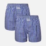 Zaccini Woven bleu marine/blanc caleçon