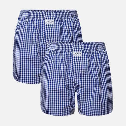 Zaccini Woven bleu marine/blanc caleçon