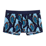 HOM Sormiou bleu marine/print boxer