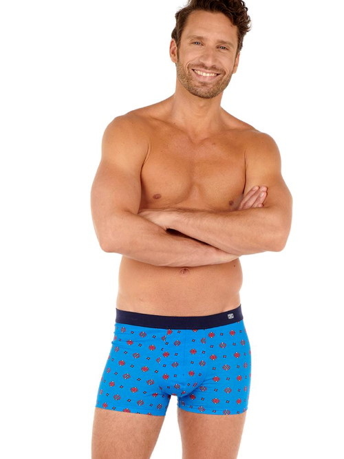 HOM Sugiton bleu/print boxer