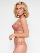 LingaDore Cedar Wood antique rose slip