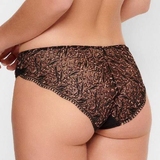 LingaDore In love with embroidery noir/cuivre slip