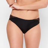 LingaDore In love with embroidery noir/cuivre slip