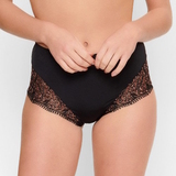 LingaDore In love with embroidery noir/cuivre slip