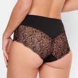 LingaDore In love with embroidery noir/cuivre slip