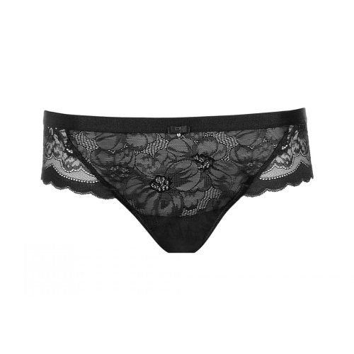 Lisca Evelyn noir slip brésilien