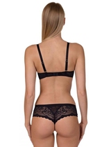 Lisca Evelyn noir slip brésilien