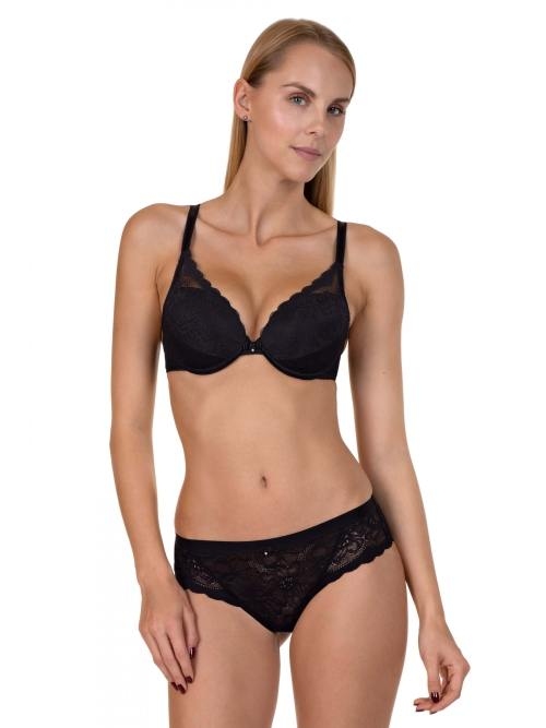 Lisca Evelyn noir slip brésilien
