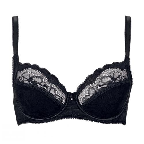 Lisca Evelyn noir soutien-gorge sans forme