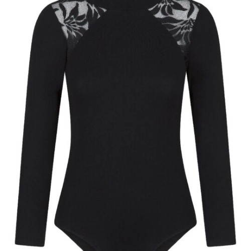 LingaDore Black Flower noir corselet