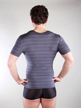 Peter Domenie 030-D Fuel gris foncé shirt