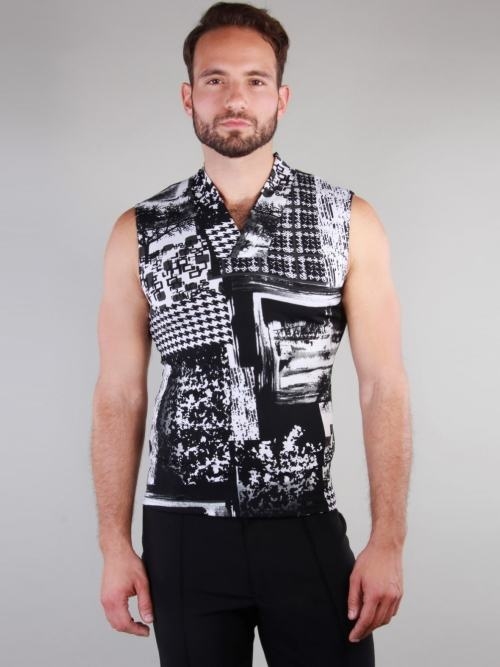 Peter Domenie 073 Fuel noir/blanc shirt