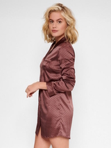 LingaDore Night Brown Dots marron chemise de nuit