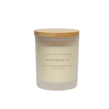 Moments Se pencher en arrière bois bougie parfumée