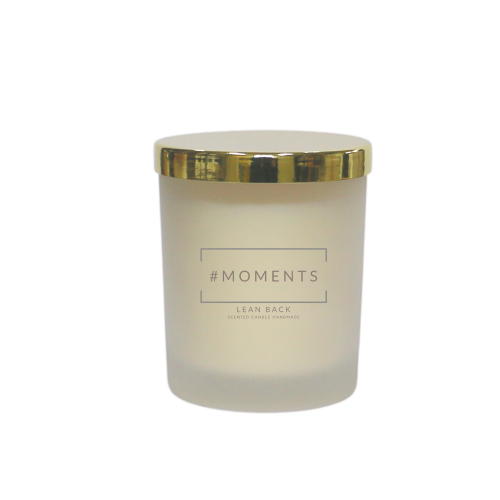 Moments Se pencher en arrière or bougie parfumée