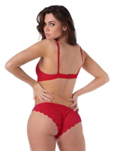 After Eden Daisy rouge slip brésilien