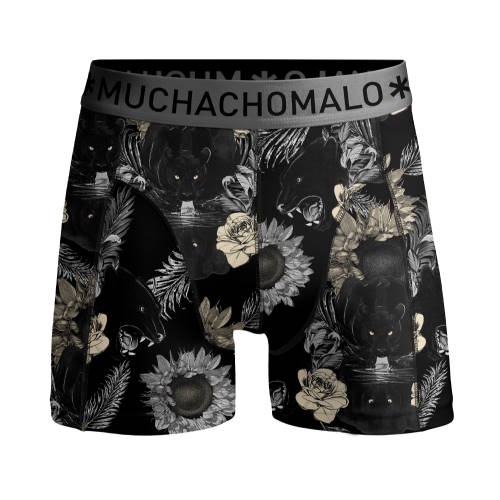 Muchachomalo Panther noir/print boxer