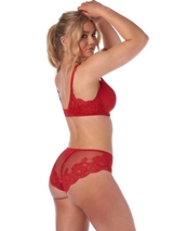 After Eden D-Cup & Up Faro rouge shortie