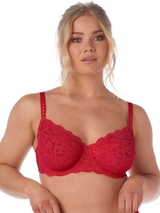 After Eden D-Cup & Up Nikki rouge soutien-gorge sans forme