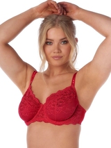 After Eden D-Cup & Up Nikki rouge soutien-gorge sans forme