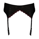 After Eden Bardeau noir jarretelles garter belt