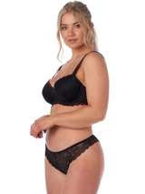 After Eden D-Cup & Up Bridget noir slip brésilien