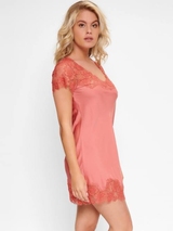LingaDore Night Daily Satin rose chemise de nuit