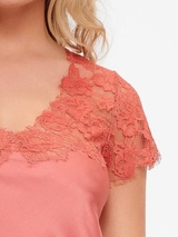 LingaDore Night Daily Satin rose chemise de nuit
