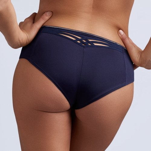 Marlies Dekkers Dame de Paris bleu marine slip brésilien
