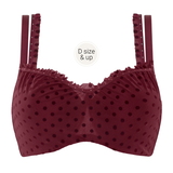 Marlies Dekkers Backstage Boudoir bordeaux soutien-gorge rembourré