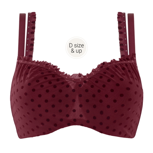 Marlies Dekkers Backstage Boudoir bordeaux soutien-gorge rembourré