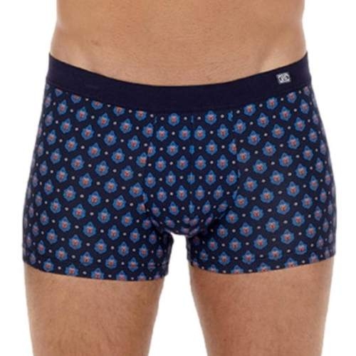 HOM Frioul bleu marine/print boxer