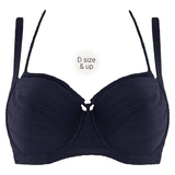 Maillots de bain Marlies Dekkers Holi Vintage bleu marine haut de bikini préformé
