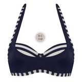 Maillots de bain Marlies Dekkers Mariniere bleu marine/ivoire haut de bikini préformé