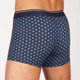 HOM Dominique bleu marine/print boxer