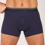 HOM Dominique bleu marine/print boxer
