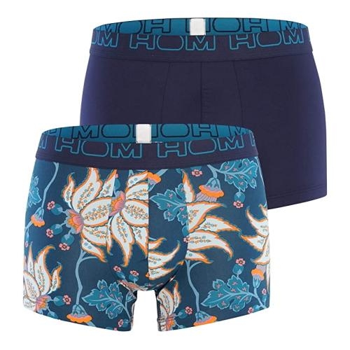 HOM Martin bleu/print sport boxer